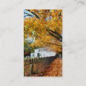 秋の墓地 名刺 (裏面)