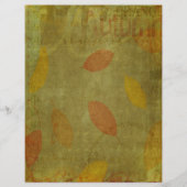 秋の変更スクラップブック紙 (正面)