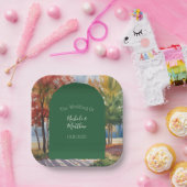 秋の変離れ更結婚の ペーパープレート (パーティー)