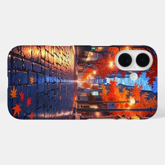 秋の夕べ散歩 Case-Mate iPhoneケース (裏面 (横))