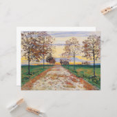 秋の夕べ（バイファーディナンドホドラー） カード (正面/裏面インサイチュ)