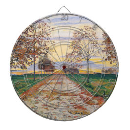 秋の夕べ（バイファーディナンドホドラー） ダーツボード