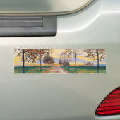 秋の夕べ（バイファーディナンドホドラー） バンパーステッカー (車上)
