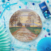 秋の夕べ（バイファーディナンドホドラー） ペーパープレート (パーティー)