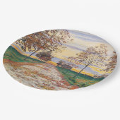 秋の夕べ（バイファーディナンドホドラー） ペーパープレート (アングル)