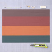 秋の夕日のストライプ 薄葉紙 (クラフト)