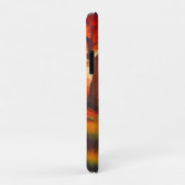 秋の夕日の風景絵を描のアート Case-Mate iPhoneケース (裏面/右)