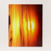 秋の夕日 ジグソーパズル (縦)