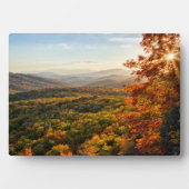 秋の夕日 |ノースカロライナ フォトプラーク (正面)