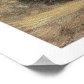 秋の夕日 ポスター (角)