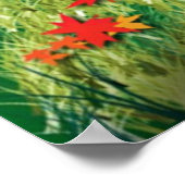 秋の夕日 ポスター (角)