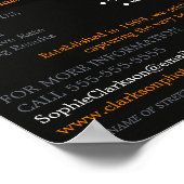 秋の夕日、写真、写真家の採用 ポスター (角)