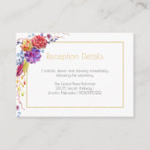 秋の多肉植物披露宴カード エンクロージャーカード (正面)