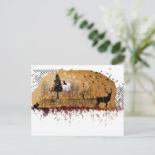 秋の夜景 ポストカード (スタンド正面)