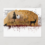 秋の夜景 ポストカード (正面)