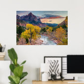 秋の夜番 ポスター (ホームオフィス)