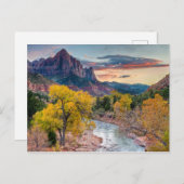 秋の夜番 ポストカード (正面/裏面)