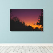 秋の夜空をキャンバスにRoseWrites キャンバスプリント (インサイチュ (ウッドフロア))