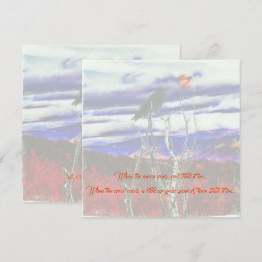 秋の夜 (正面/裏面)