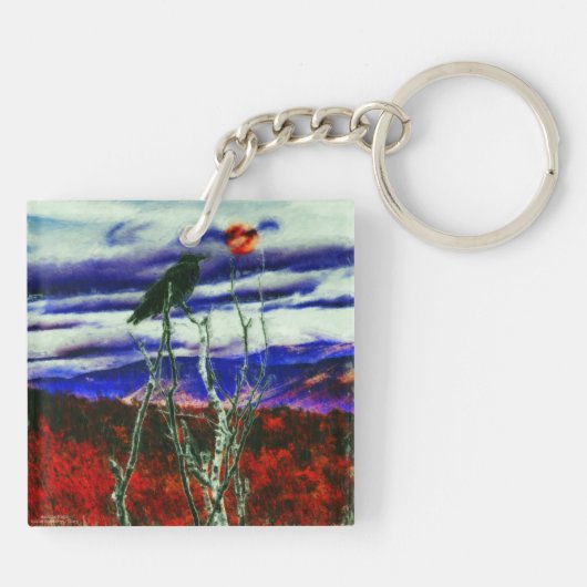 秋の夜 キーホルダー (裏面)