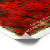 秋の夜 ポスター (角)