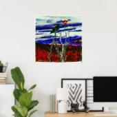 秋の夜 ポスター (ホームオフィス)