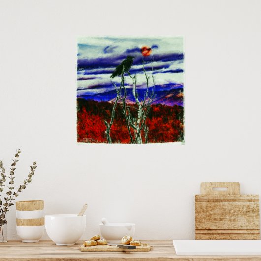 秋の夜 ポスター (キッチン)