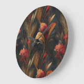 秋の夜 ラージ壁時計 (傾斜)