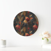 秋の夜 ラージ壁時計 (ホーム)