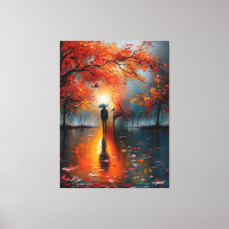 🌕🍂🎨秋の夢の風景🌌✨ キャンバスプリント