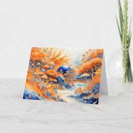 秋の夢の風景 ノートカード