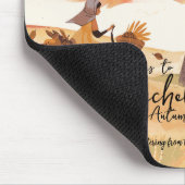 秋の夢パーソナライズされた女の子 マウスパッド (コーナー)