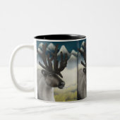 秋の夢想威厳のある者 ツートーンマグカップ (左)