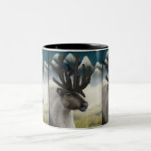 秋の夢想威厳のある者 ツートーンマグカップ (中央)