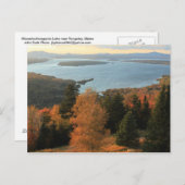秋の夢遊湖 ポストカード (正面/裏面)