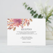 秋の夢 |のエンク結婚ロージャ披露宴 招待状 (スタンド正面)