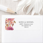 秋の夢 |の結婚フローラ ラベル (インサイチュ)