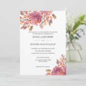 秋の夢 |エレガントな結婚式 招待状 (スタンド正面)