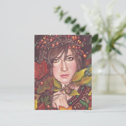 秋の夢 ポストカード (スタンド正面)