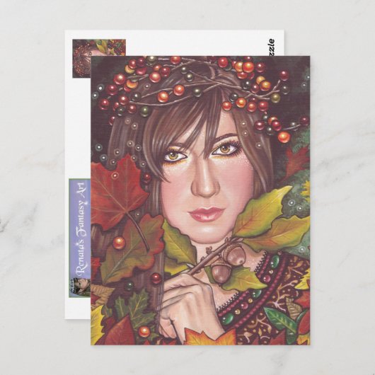 秋の夢 ポストカード (正面/裏面)