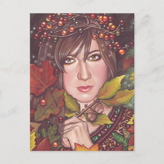 秋の夢 ポストカード (正面)