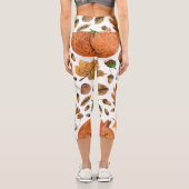 秋の夢：水色リスの避難所 カプリレギンス (裏面)