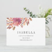 秋の夢 |結婚が私の花嫁になる 招待状 (スタンド正面)