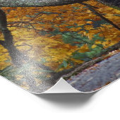 秋の大きなカエデの木、バス湖、近く フォトプリント            (角)