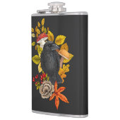 秋の大烏 フラスク (左)