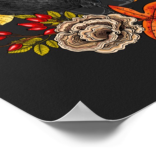 秋の大烏 ポスター (角)