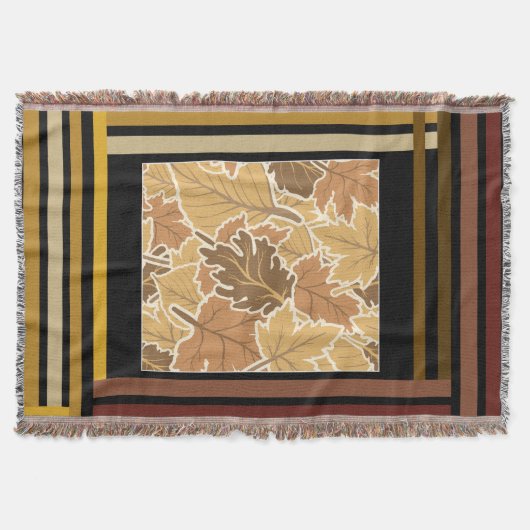 秋の大胆さ スローブランケット (正面)