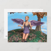 秋の天使 ポストカード (正面/裏面)