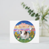 秋の天使 – モルモット1 ポストカード (スタンド正面)