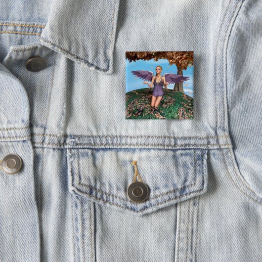 秋の天使 缶バッジ (インサイチュ)